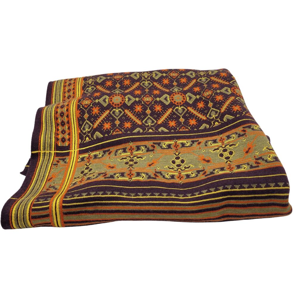 Elegance Unveiled: 90-Inch Table Runner w/ Floral Pattern and Striped Border